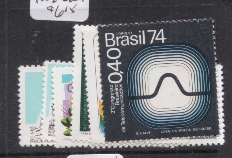 Brazil 1974 SC 1349-0, 1352-6 MNH (1dgf)