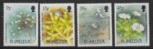 ST.HELENA SG505/8 1987 RARE PLANTS SET MNH