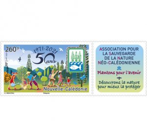 2021 New Caledonia  Safeguarding Nature w/label (Scott 1276) MNH