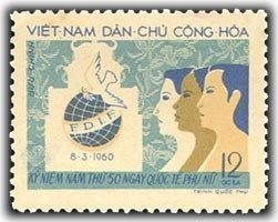 Vietnam 1960 MNH Stamps Scott 118 Women's Day Peace Dove Globe