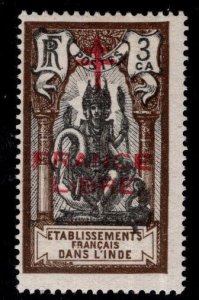 FRENCH INDIA  Scott 158 MH* stamp