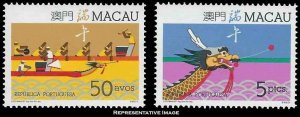 Macao Scott 545-546 Mint never hinged.