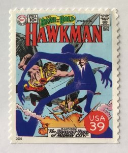 USA 2006 Scott 4084t used - 39c, DC Comics Super Heroes, Hawkman