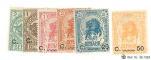 Somalia (Italian Somaliland) #10-15  Single (Complete Set)