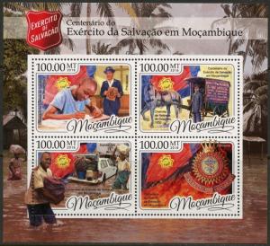 MOZAMBIQUE 2016 CENTENIAL OF THE SALVATION ARMY IN  MOZAMBIQUE SHEET MINT NH