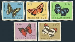 Mozambique 364-368,MNH.Michel 417-436. Butterflies,Moths 1953.