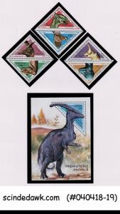 SOMALIA - 1997 PREHISTORIC ANIMALS DINOSAURS SET OF 6-STAMPS & 1M/S MNH