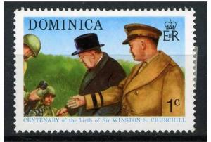 Dominica 1974 - Scott 406 MH - 1c, Sir Winston Churchill 
