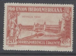 Spain Scott E9 mint hinged