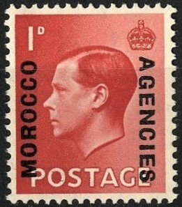 GREAT BRITAIN - MOROCCO - SC #244 - MINT NH - 1936 - Item GBMOR001