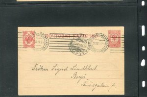 FINLAND; Early 1900s fine used Illustrated POSTCARD nice cancels