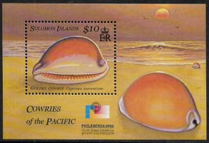 Solomon Is #944 MNH S/Sheet - Cowrie Shells