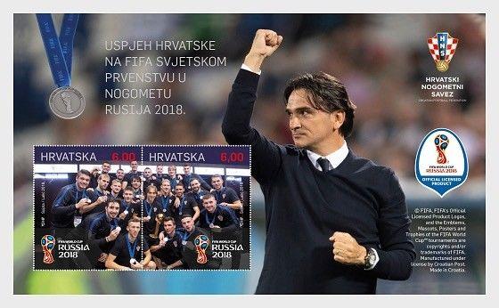 H01 Kroatien 2018 FIFA World Cup Russia Fußball MNH Postfrisch