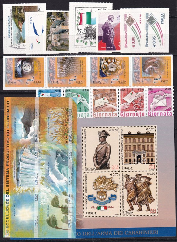 2014 - ITALY - YEAR COMPLETE SET SC# 3220-3279 - MNH  **