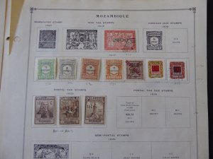 Mozambique 1913-1975 Stamp Collection on Scott International Pages