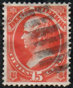 MALACK O21 VF/XF, fancy cork cancel, bright color! SELECT! b9026