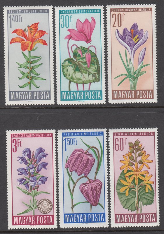 Hungary 1740-1745 Flowers MNH VF