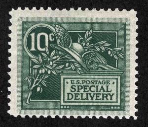 US Sc E7 Green 10¢ MNH Original Gum Special Delivery