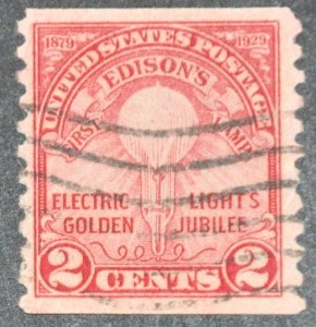 DYNAMITE Stamps: US Scott #656 – USED