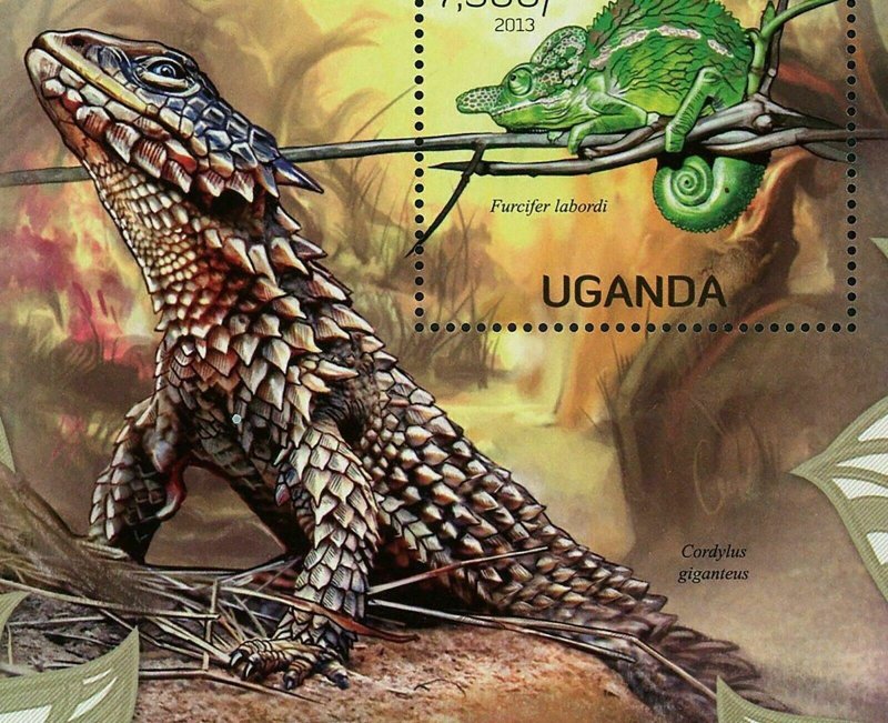 Reptiles Stamp Furcifer Labordi Cordylus Giganteus Souvenir Sheet MNH #3029 