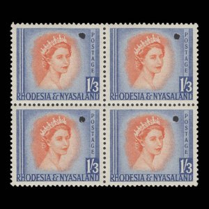 Rhodesia & Nyasaland 1954 (Proof) 1s 3d Queen Elizabeth II