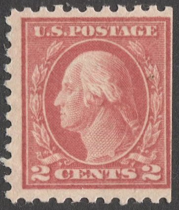 US 1914 2c Sc 424 Type I MNH F, SE on right