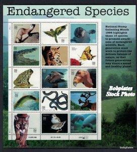 BOBPLATES #3105 Species Mini Sheet F-VF NH SCV=$12 ~ See Details for #s/Pos