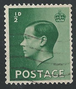 Great Britain #230 1/2p King Edward VIII