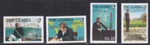 Gambia # 763-766 & 767, John F. Kennedy, Satellite, NH, 1/2 Cat.