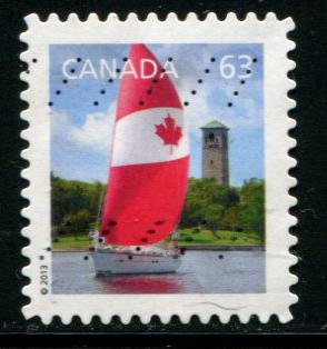 2695 Canada 63c Flag on Spinnaker SA, used