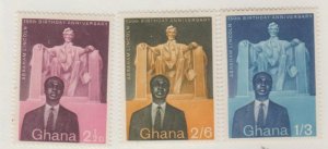 Ghana Scott #39-40-41 Stamp - Mint NH Set