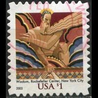 U.S.A. 2003 - Scott# 3766 Wisdom $1 Used