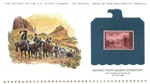 THE HISTORY OF THE U.S. IN MINT STAMPS STEPHEN WATTS KEARNEY EXPEDITION