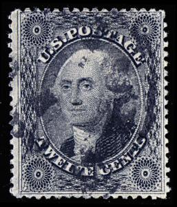 36 Used 12¢ - VF For Issue - Lightly Cancelled Cat $350.00 - Stuart Katz