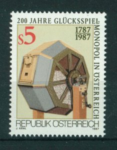 Austria 1987 Bicentenary of Gambling Monopoly stamp. MNH. Sg 2146