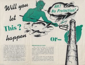 1950s - Chimney Waterproofing with Devil - Ephemera 1212