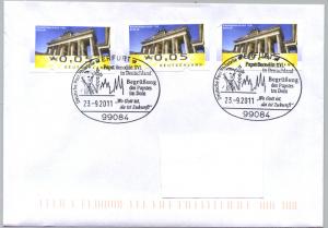 Germany pmk. Erfurt Visit Pope Benedict XVI, Cathedral 2011