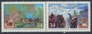  Canada  Sc# 1128-1129 SG 1234-1235  Used Missions 1987 see details  / scans