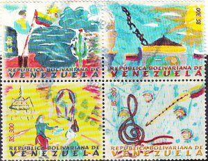 Venezuela #1668a,b,c,d Used