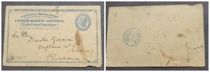 O)  CUBA, CARIBBEAN, POSTAL CARD WITH PAID REPLY, FROM DOROTES, TO HABANA