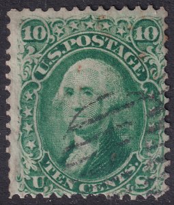 #68 Used, Fine, Tiny sealed tear (CV $60 - ID33396) - Joseph Luft