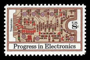 PCBstamps   US #1501 8c Electronics - Transistors, MNH, (8)