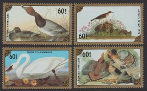 1986 Mongolia 1807-1810. Birds 4,50 €