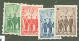 Australia  #184-187 Unused Single (Complete Set)