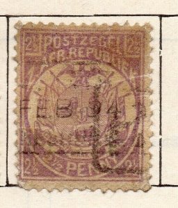 Transvaal 1885 Early Issue Fine Used 2.5d. NW-255773