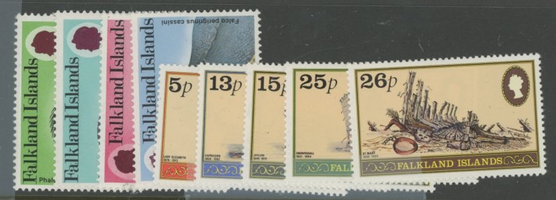 Falkland Islands #306/343 Mint (NH) Multiple