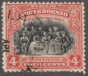 North Borneo, stamp, Scott#170,  used, hinged,  #QB-170