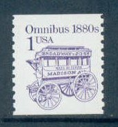 2225 1c Omnibus Fine MNH