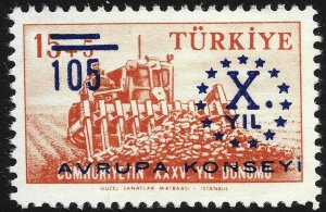 Turkey #1440  MNH - Council of Europe (1959)