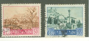 San Marino #290-291 Used Single
